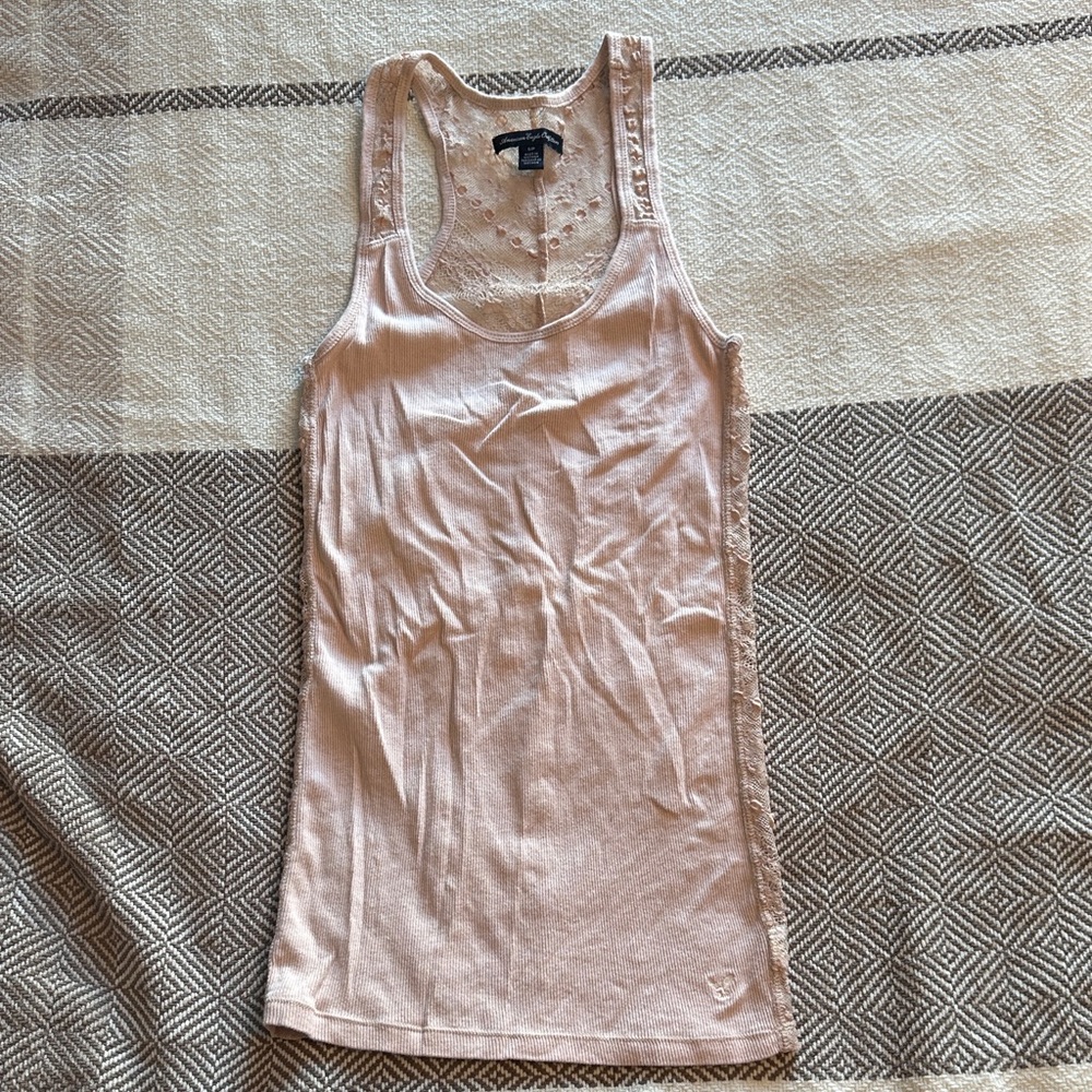 American Eagle Outfitters Light Pink Tank Top